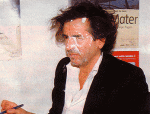 Bernard Henri Levy just met a cream pie Bernard Henri Levy just met a cream pie